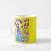 Colorful Peacock Koffiemok (Voorkant links)