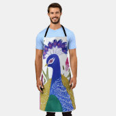 Colorful Peacock Schort (Gedragen)