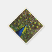 Colorful peacock servet (Hoek)