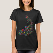 Colorful Peacock T-shirt (Voorkant)