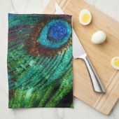 Colorful Peacock Theedoek (Quarter Fold)