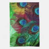 Colorful Peacock Theedoek (Verticaal)