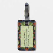Colorful Pebble Kaleidoscope Bagagelabel (Achterkant verticaal)