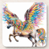 Colorful Pegasus Bier Onderzetter (Voorkant)