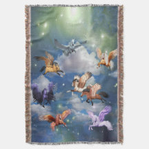 Colorful Pegasus Flying Horses the Myth is Real