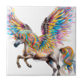 Colorful Pegasus Tegeltje (Voorkant)