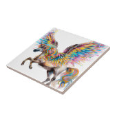 Colorful Pegasus Tegeltje (Zijkant)