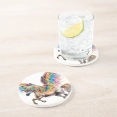 Colorful Pegasus Zandsteen Onderzetter (Zijkant)
