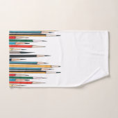 Colorful Pencils Bad Handdoek (Handdoek)