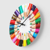 Colorful Pencils Grote Klok (Hoek)