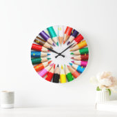 Colorful Pencils Grote Klok (Huis)