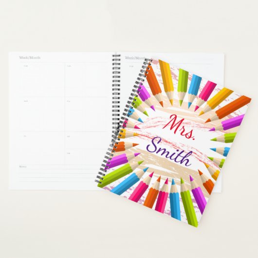 Colorful Pencils Leerlingenwaardering Planner (Display)