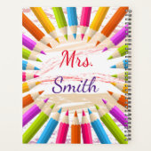 Colorful Pencils Leerlingenwaardering Planner (Achterkant)