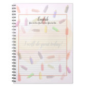 Colorful Pencils Notitieboek (Voorkant)