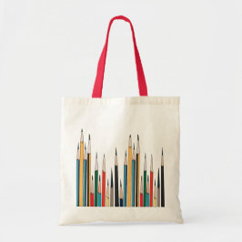 Colorful Pencils Tote Bag