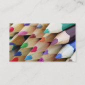 Colorful Pencils Visitekaartje (Achterkant)