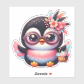 Colorful Penguin Sticker (Vel)