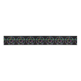 Colorful Pentagram Grosgrain Lint