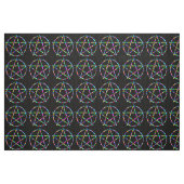 Colorful Pentagram Stof (Fat Quarter)