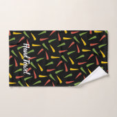 Colorful Peppers Patroon Bad Handdoek (Handdoek)