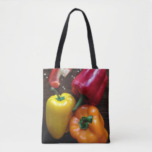 Colorful Peppers zakken Tote Bag