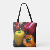 Colorful Peppers zakken Tote Bag (Achterkant)