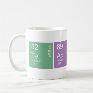 Colorful Periodic Table Science Teacher Koffiemok