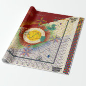 Colorful Persian Carpet mandala pattern  Cadeaupapier (Uitgerold)