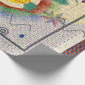 Colorful Persian Carpet mandala pattern  Cadeaupapier (Hoek)