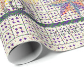 Colorful Persian Carpet mandala pattern  Cadeaupapier (Rol Hoek)