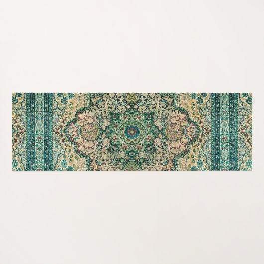 Colorful Persian motive rug design yoga mat (Achterkant (horizontaal))