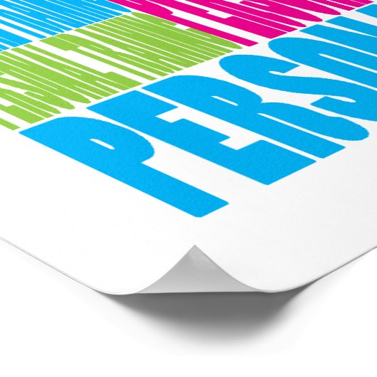 Colorful Personal Training Poster (Hoek)