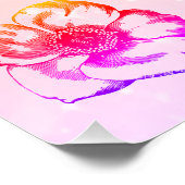 Colorful personalized Happy 50th Birthday Perfect Poster (Hoek)