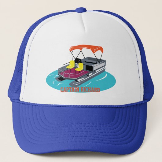 Colorful Personalized Pontoon Boat Pet (Voorkant)