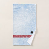 Colorful Personful Ice Hockey Patchwork Bad Handdoek (Handdoek)