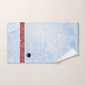 Colorful Personful Ice Hockey Patchwork Bad Handdoek (Handdoek)