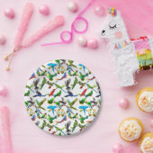 Colorful Pet Parrots Papieren Bordje (Feest)