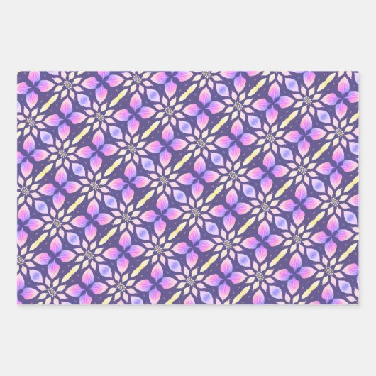 Colorful Petals Inpakpapier Vel (Voorkant 3)