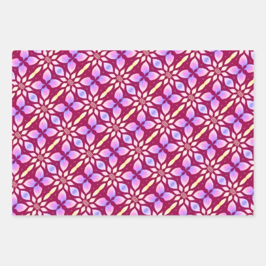 Colorful Petals Inpakpapier Vel (Voorkant 2)