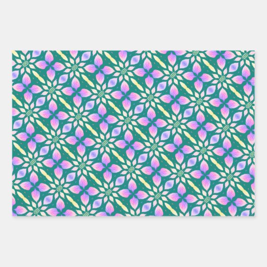 Colorful Petals Inpakpapier Vel (Voorkant)