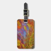 Colorful Petrified Wood close-up Bagagelabel (Voorkant verticaal)