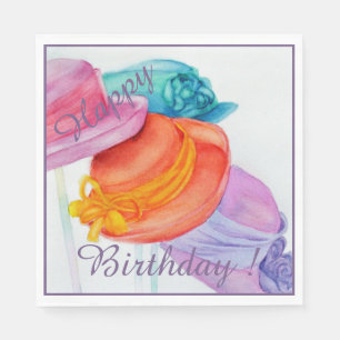 Colorful Petten Happy Birthday Party Servet