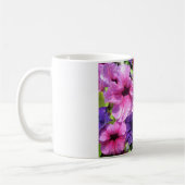 Colorful Petunias Koffiemok (Links)