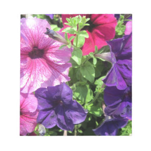Colorful Petunias Notitieblok