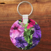 Colorful Petunias Sleutelhanger (Voorkant)