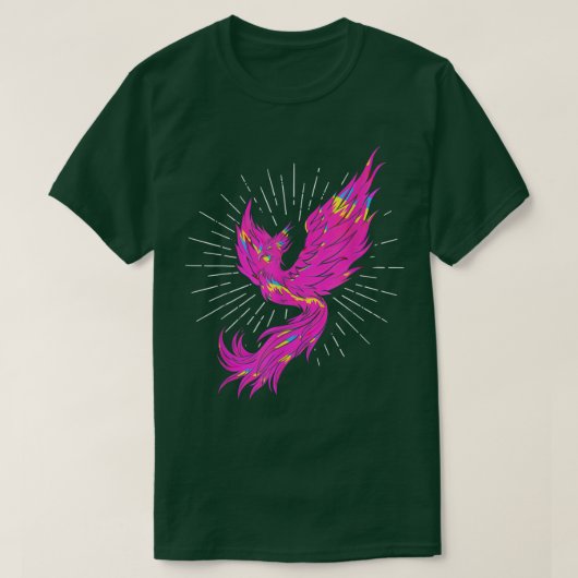 Colorful PhoeniFire BirdFantasy Phoeni T-shirt (Design voorkant)