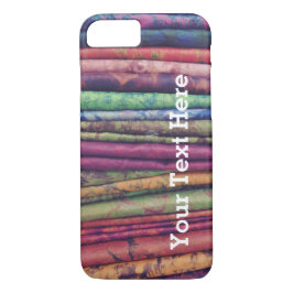 Colorful Phone Case fabric stack — 