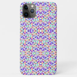 Colorful phone case with an intricate floral