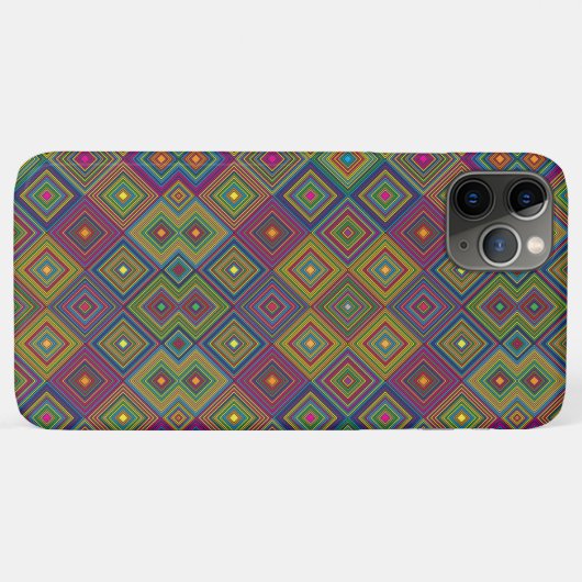 Colorful phone case with intricate geometric (Achterkant (horizontaal))