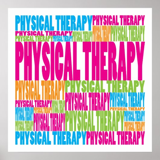 Colorful Physical Therapy Poster (Voorkant)